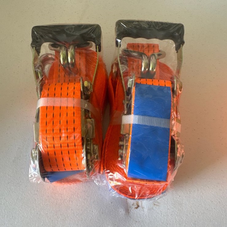#500 • 2 heavy duty ratchet straps