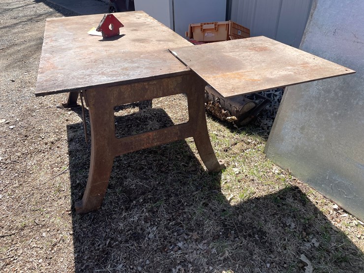 #1886-•-steel-welding-table-with-add-on-image-3