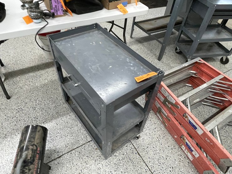 #8603-•-2-drawer-metal-rolling-cart-image-4