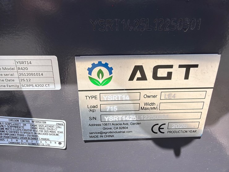 #227-•-unused-agt-ysrt14-mini-skid-steer-loader-image-9
