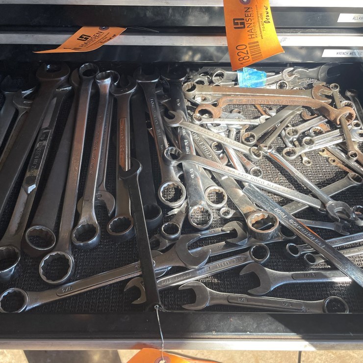#1822 • Drawer of Combination Wrenches