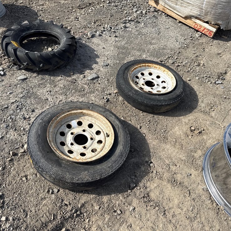 #31637 • Lot of (2) 5.30-12 Tire w/ Rims INV# 31637