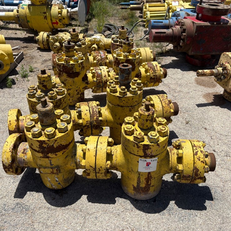 (10x$) (10) 4” 10k gate valves