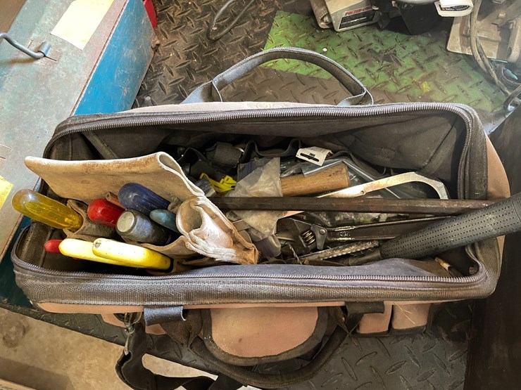 #1849-•-metal-toolbox-and-cloth-tool-bag-with-contents-image-2