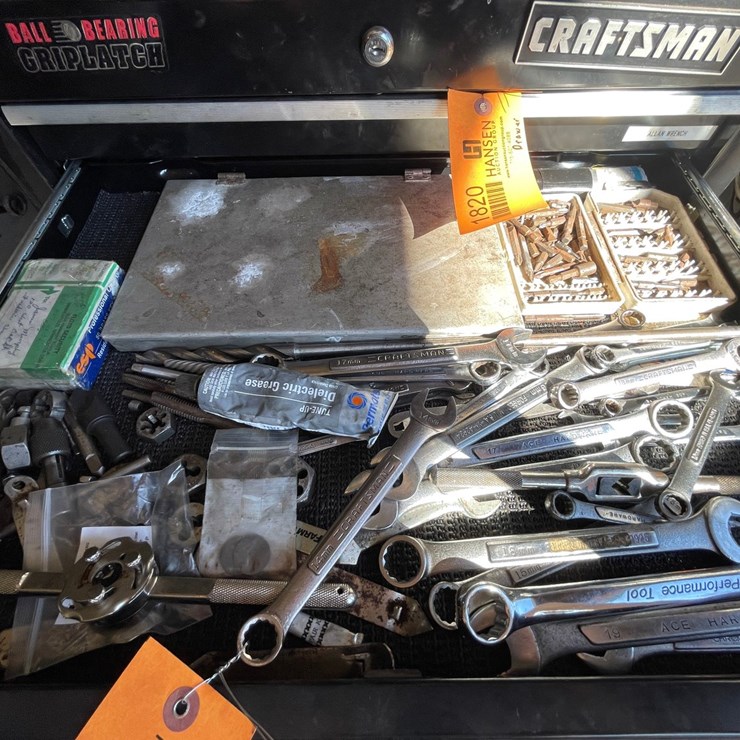 #1821 • Assortment of Wrenches, Nut Drivers and Taps