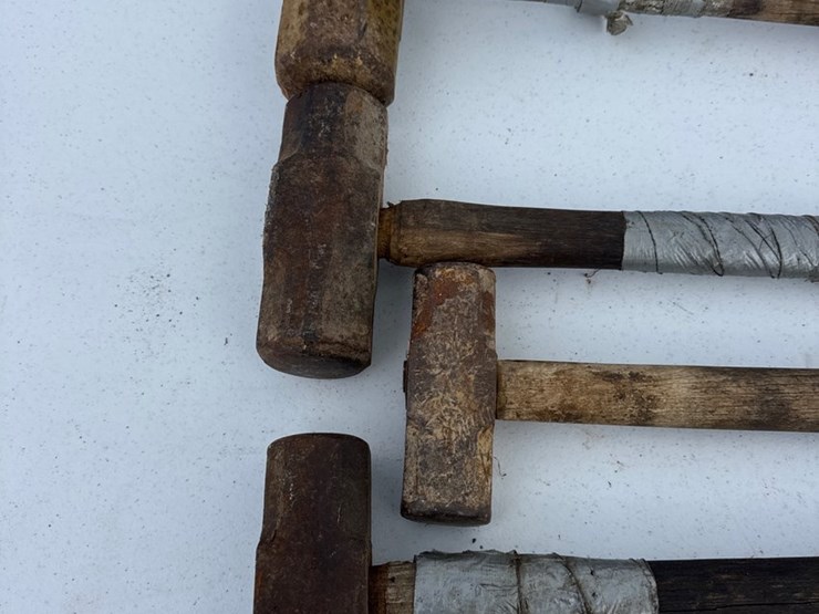#540-•-4-old-sledge-hammers-image-2