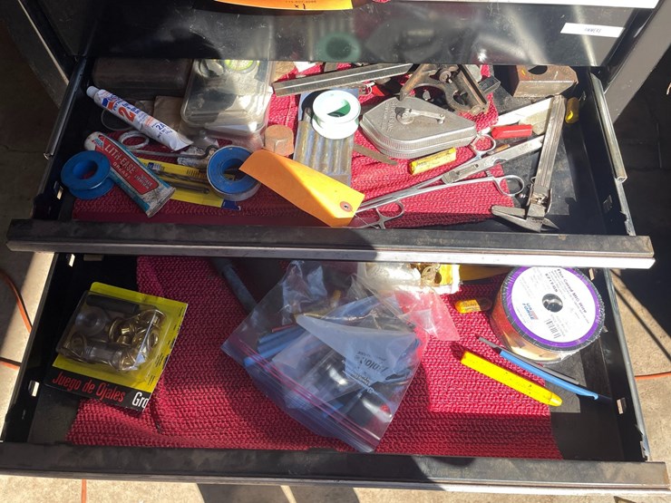 #1827-•-(2)-drawers-of-assorted-shop-tools-and-supplies-image-1