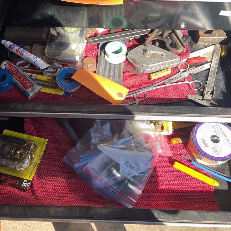 #1827 • (2) Drawers of Assorted Shop Tools and Supplies
