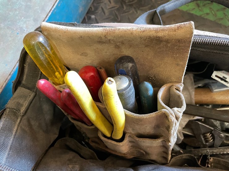 #1849-•-metal-toolbox-and-cloth-tool-bag-with-contents-image-3