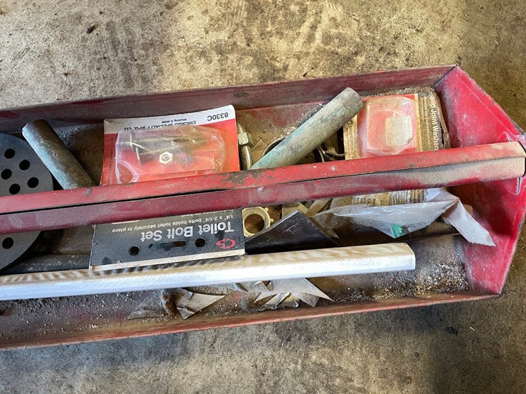 #1866-•-small-hand-tools-and-wooden-rolling-storage-drawer-image-2