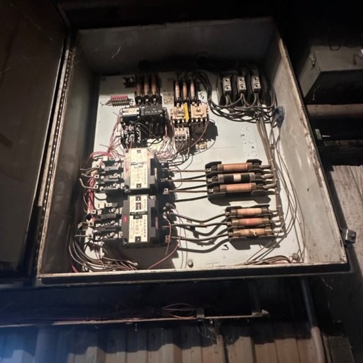 Electrical Control Box with (2) Cutler Hammer Size 3 Motor Starters