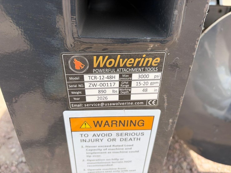 unused-2026-wolverine-tcr-12-48h-skid-steer-trencher-image-6