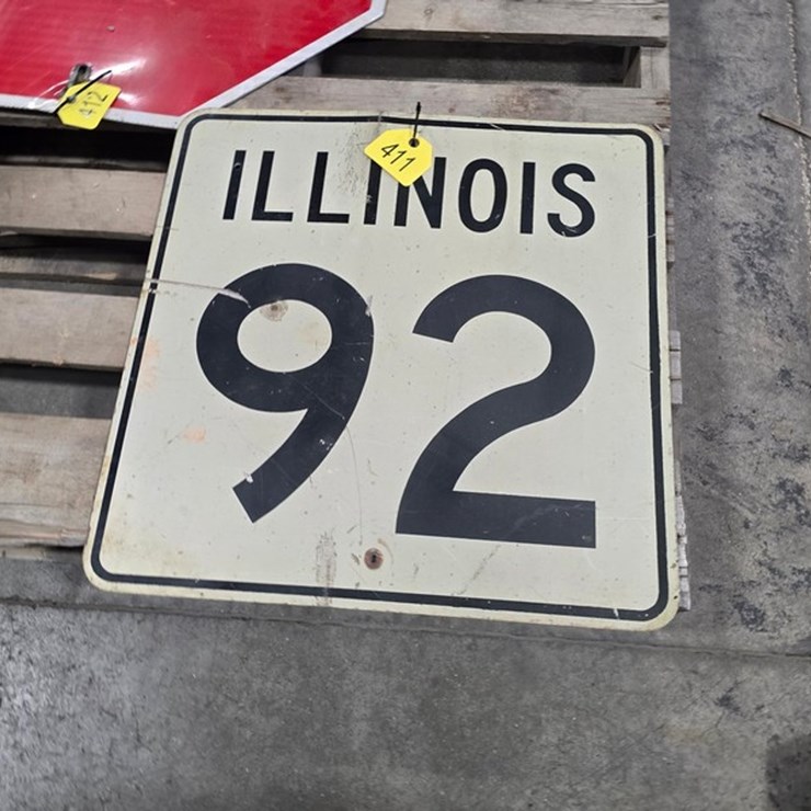 #411 • Illionois 92 Highway Sign