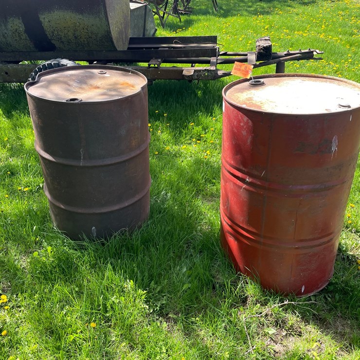#5616 • (2) 55 Gallon Barrels