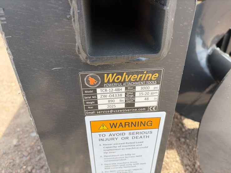 unused-2025-wolverine-tcr-12-48h-skid-steer-trencher-image-5