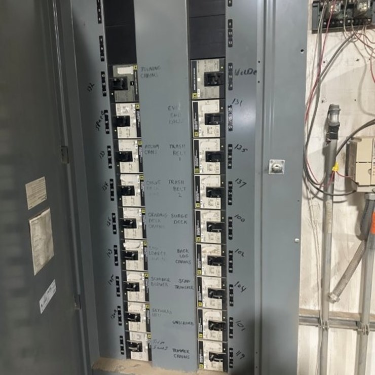Square D 400 Amp Breaker Box with Breakers