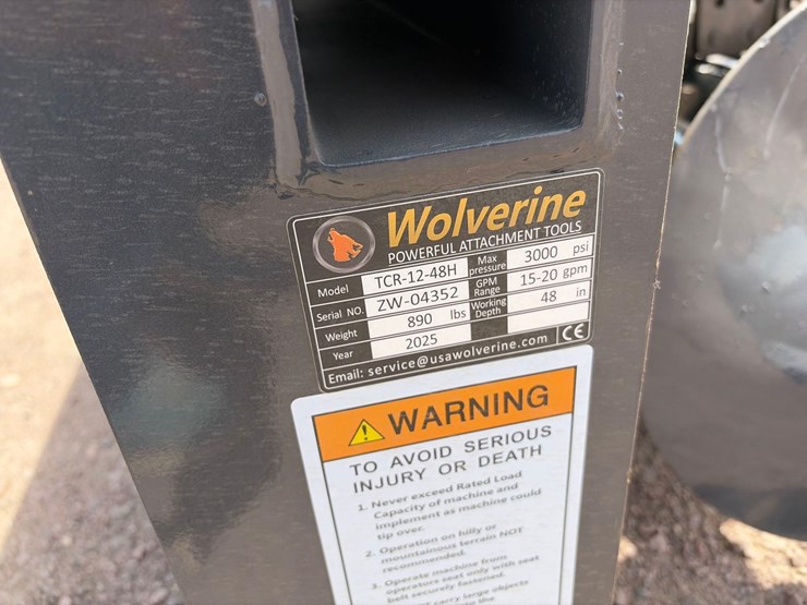 unused-2025-wolverine-tcr-12-48h-skid-steer-trencher-image-6
