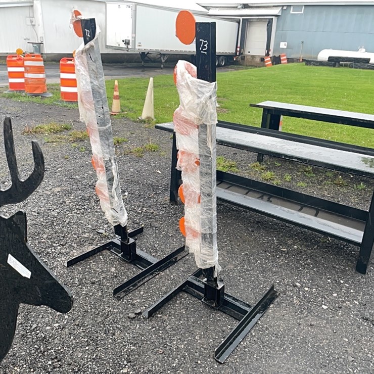 NEW 1/4IN. AR500 DUELING TREE SHOOTING TARGET NEW SUPPORT EQUIPMENT