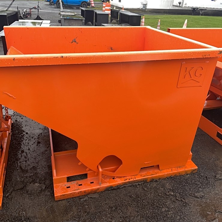 NEW 2 CUBIC YARD SELF DUMPING HOPPER SCRAP RECYCLING EQUIPMENT