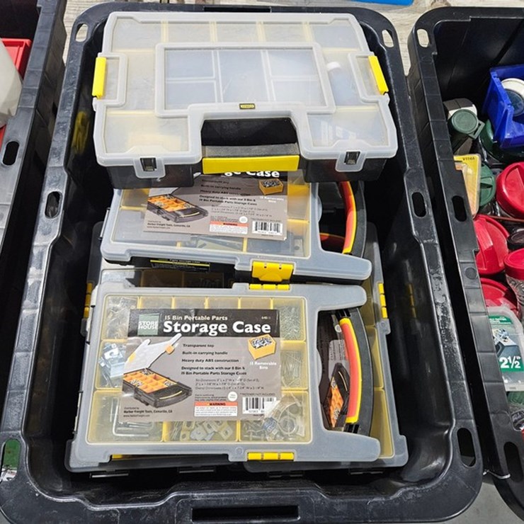 #65 • Organizers Full Of Assorted Fasteners