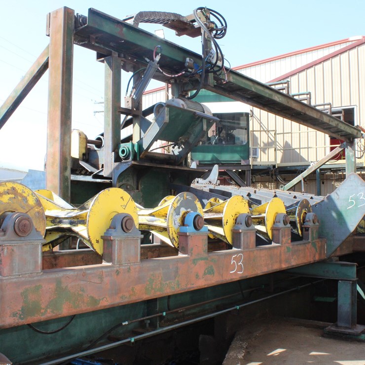 C&L 30"X40' HOURGLASS ROLLCASE W/ 5 ARM LOG KICKERS W/ HYDRAULIC DRIVE