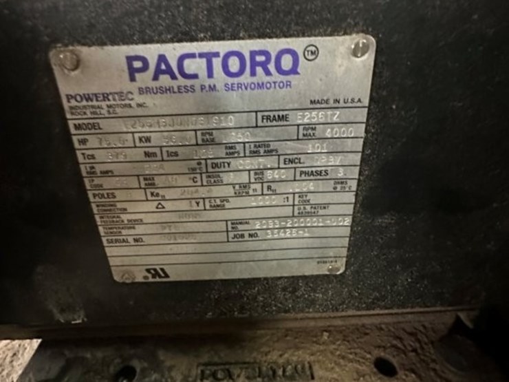 jacobson-75hp-dc-carriage-drive-drum,-cable,-dc-electrical-control-cabinet-image-3