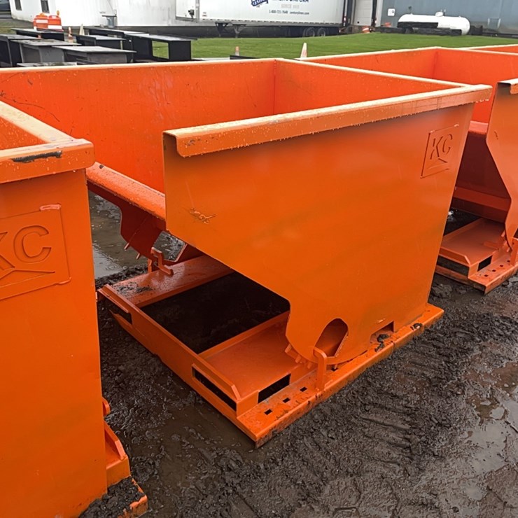 NEW 2 CUBIC YARD SELF DUMPING HOPPER SCRAP RECYCLING EQUIPMENT