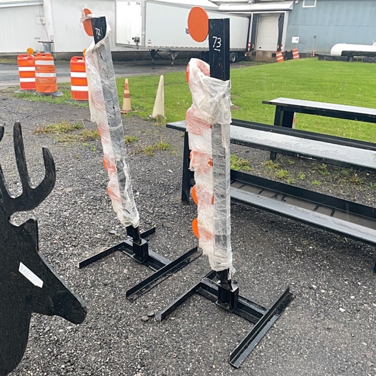 NEW 1/4IN. AR500 DUELING TREE SHOOTING TARGET NEW SUPPORT EQUIPMENT