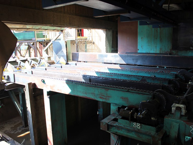 22'-5-strand-heavy-duty-log-deck-w/-#78-chain-w/-4-arm-stop-&-loader-w/-hydrualic-drive-w/-noise-skids-image-2