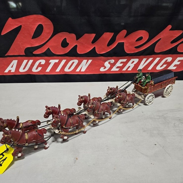 #74 • Budwieser Cast Iron Team & Wagon
