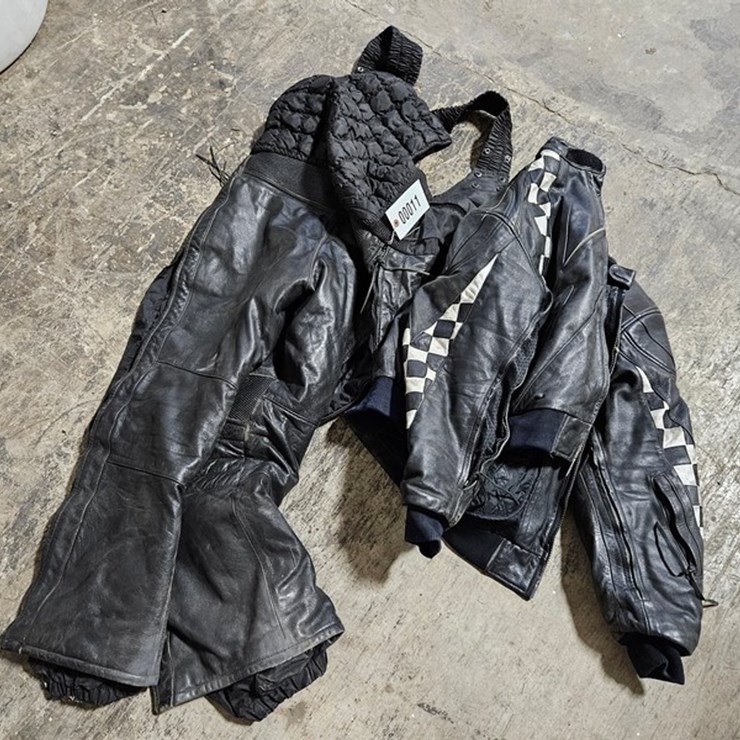 #11 • Ski Doo Leather Snow Suit