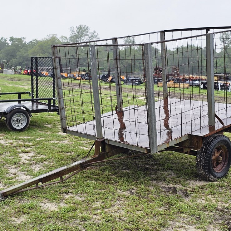 Homemade 6' x 8' Straw Wagon