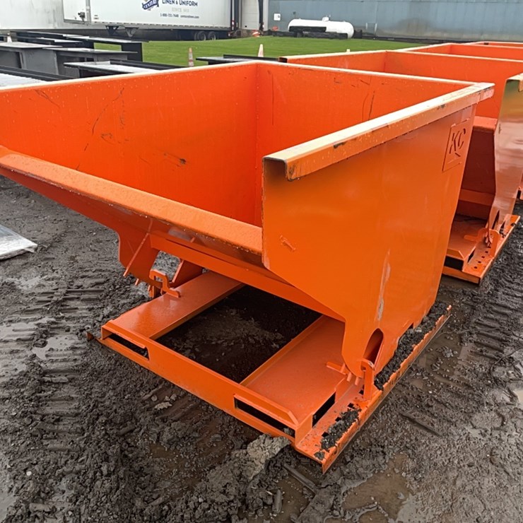 NEW 2 CUBIC YARD SELF DUMPING HOPPER SCRAP RECYCLING EQUIPMENT