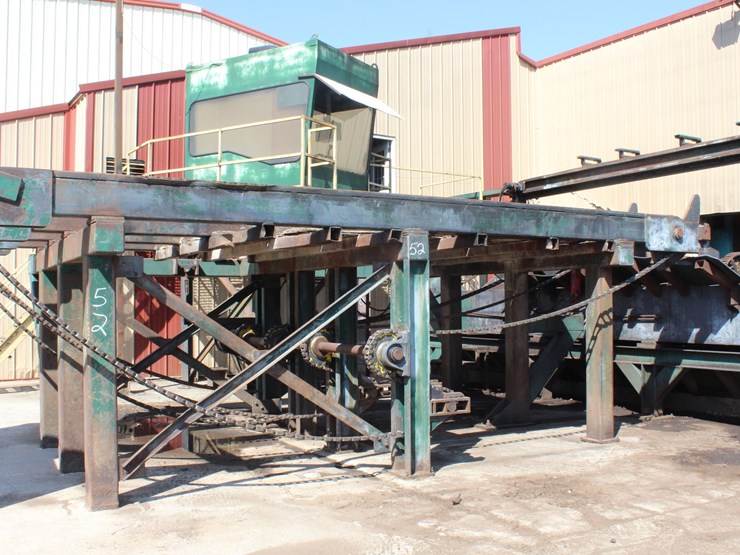c&l-25'-4-strand-heavy-duty-log-deck-w/-stop-&-loader-w/-heavy-duty-hydraulic-drive-image-1