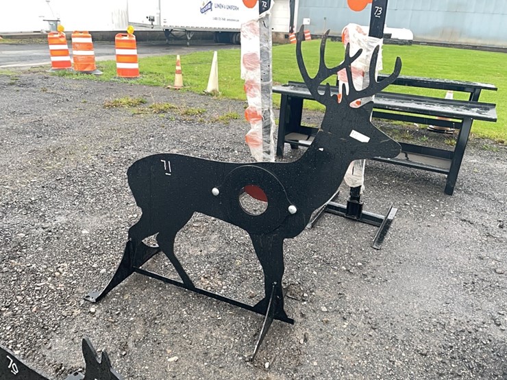 new-3/8in.-ar500-steel-deer-shooting-target-new-support-equipment-image-1