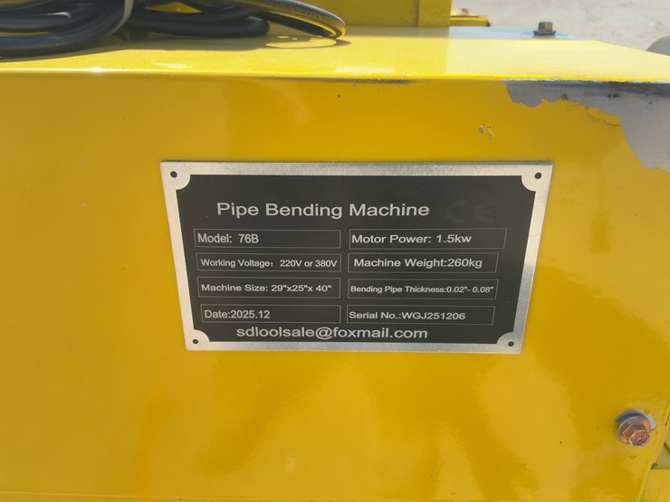 #4078-•-unused-future-ft‑76b-tube-&-pipe-bender-machine-image-6
