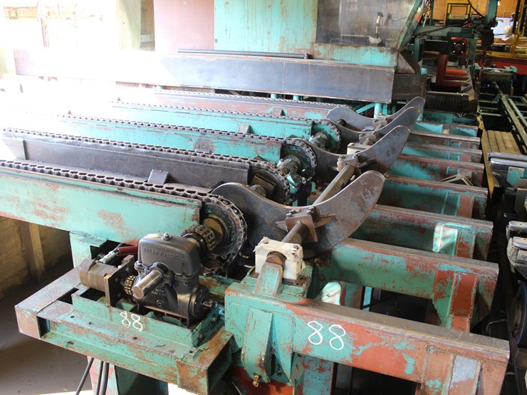 22'-5-strand-heavy-duty-log-deck-w/-#78-chain-w/-4-arm-stop-&-loader-w/-hydrualic-drive-w/-noise-skids-image-1