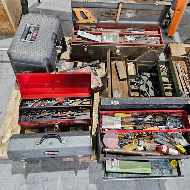 #97 • Pallet Of Hand Tools And Tool Boxes