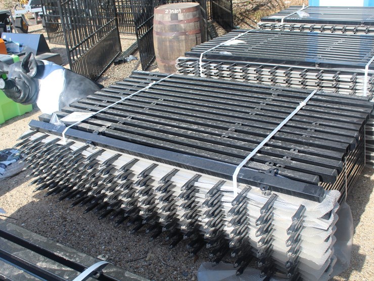 #5114-•-bundle-of-100ft-wrought-iron-powder-coated-fence-image-1