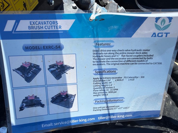 #45368-•-unused-agt-exrc54-54"-excavator-brush-cutter-exrc5426020501a-image-4