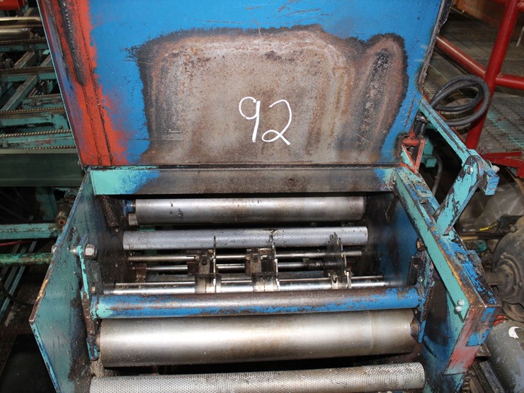 cornell-6"x42"-model-hec-42-3-saw-edger-w/-2-movable-saws-w/-infeed-rolls-w/-3-strand-pop-up-transfer-w/-positioner-system-w/-fence-w/-plc-controls-w/-50hp-motor-sn#770-1-87-image-6