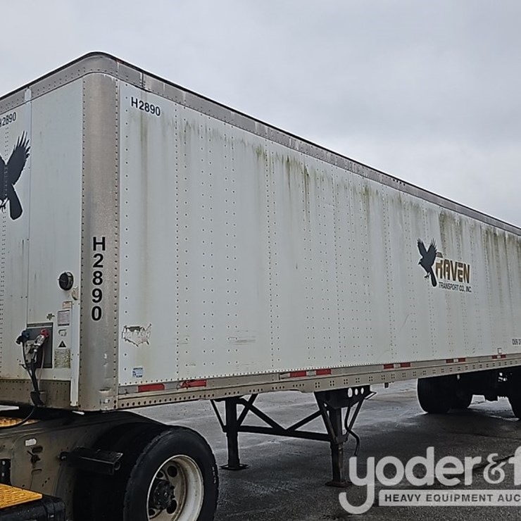 2011 Wabash 42' Tandem Axle Dry Van Trailer, 68,000lb GVWR