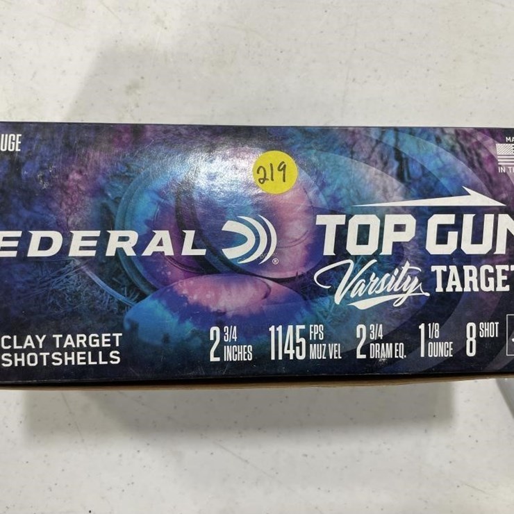 100 Rounds Federal Top Gun 12ga Ammo