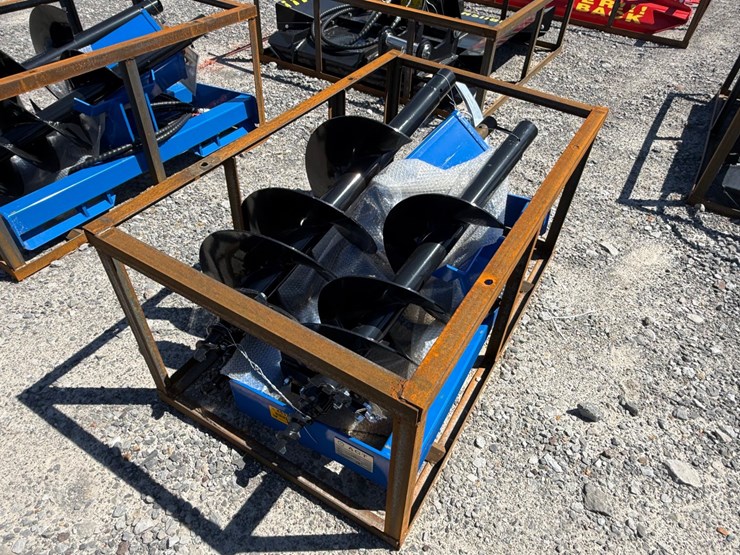 #45377-•-unused-agt-skid-steer-auger-w/-(3)-bits-image-1