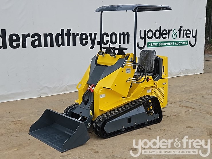 unused-2025-n480-rubber-tracked-ride-on-mini-skidsteer-loader,-canopy-3"-bucket-image-1