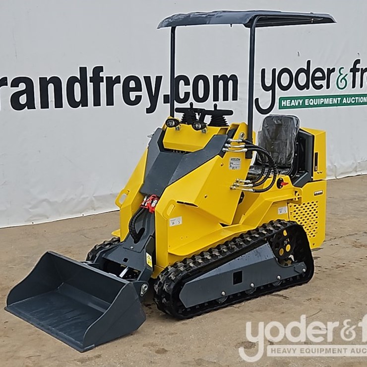 Unused 2025 N480 Rubber Tracked Ride On Mini Skidsteer Loader, Canopy 3" Bucket