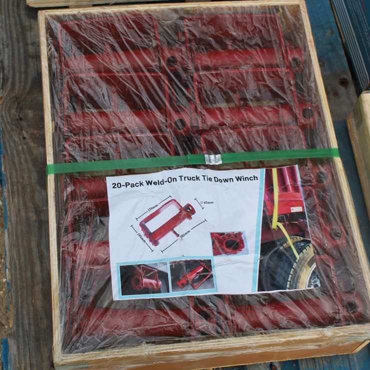 #5186 • 20 PACK WELD ON TRUCK TIE DOWN WINCH
