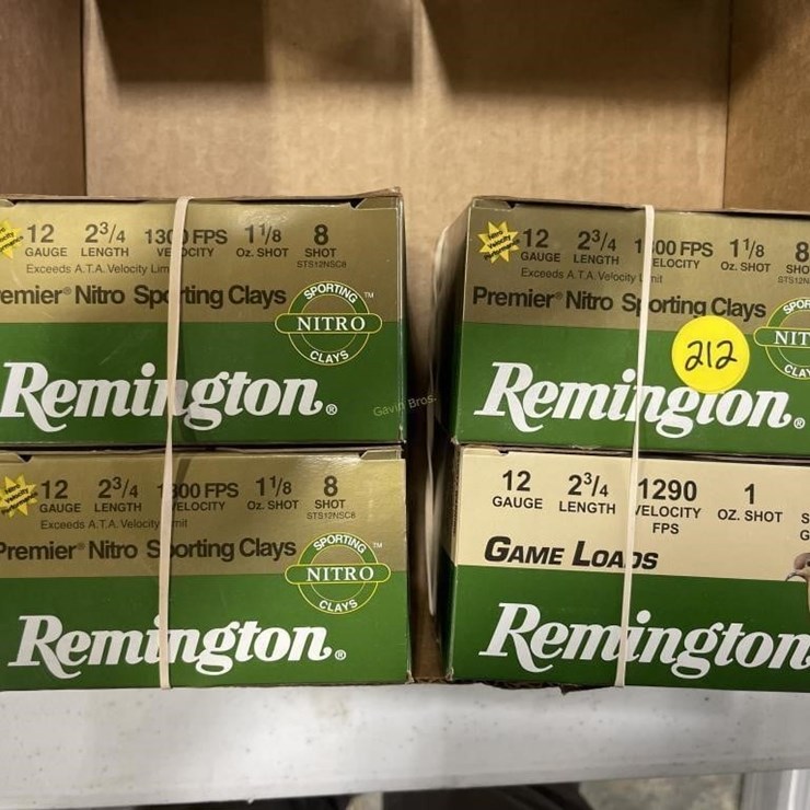 100 Rounds Remington 12ga Ammo