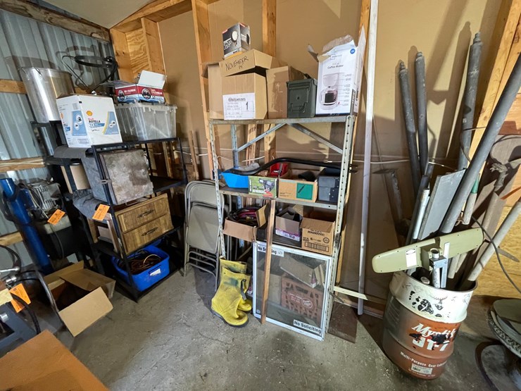 #7012-•-metal-shelf-and-contents-image-1