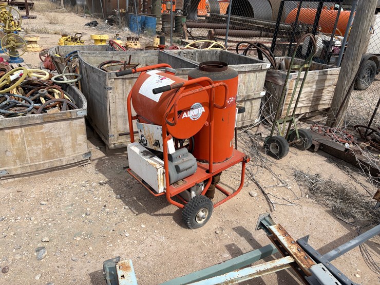 (2)-30’-extendable-rig-ladders-w/-assorted-pallet-rack-shelving-&-alkota-pressure-washer-image-5
